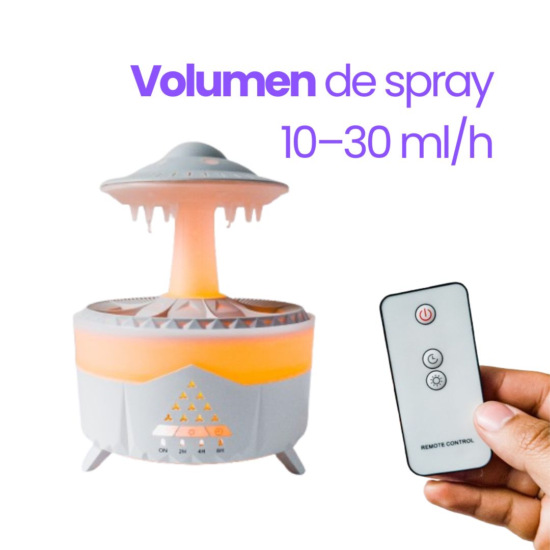 Humidificador de Aromas “Gota de Lluvia” - Luz Ambiental & 350ml